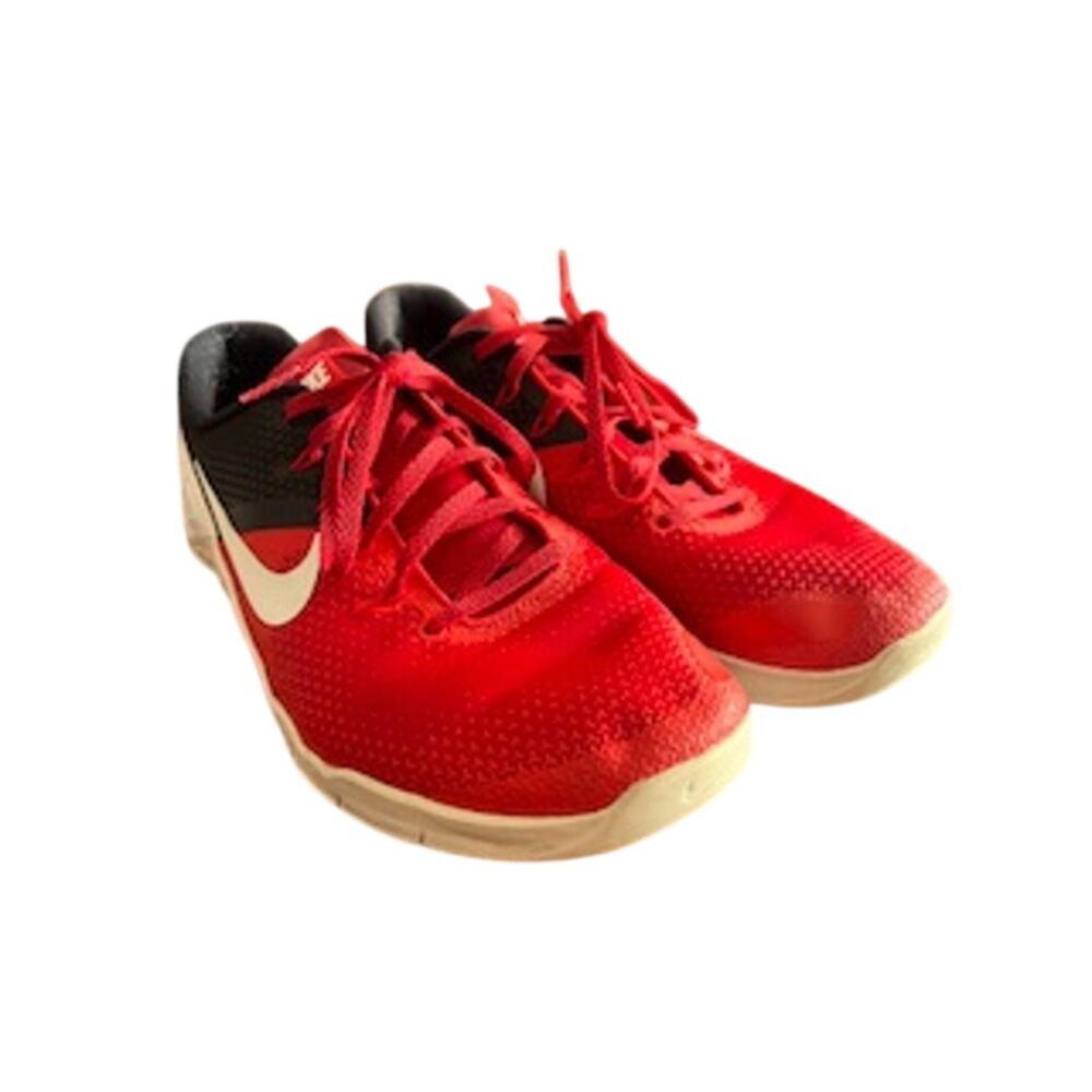 Nike Men's sz 11M Metcon Training Shoe University Red/White/Black